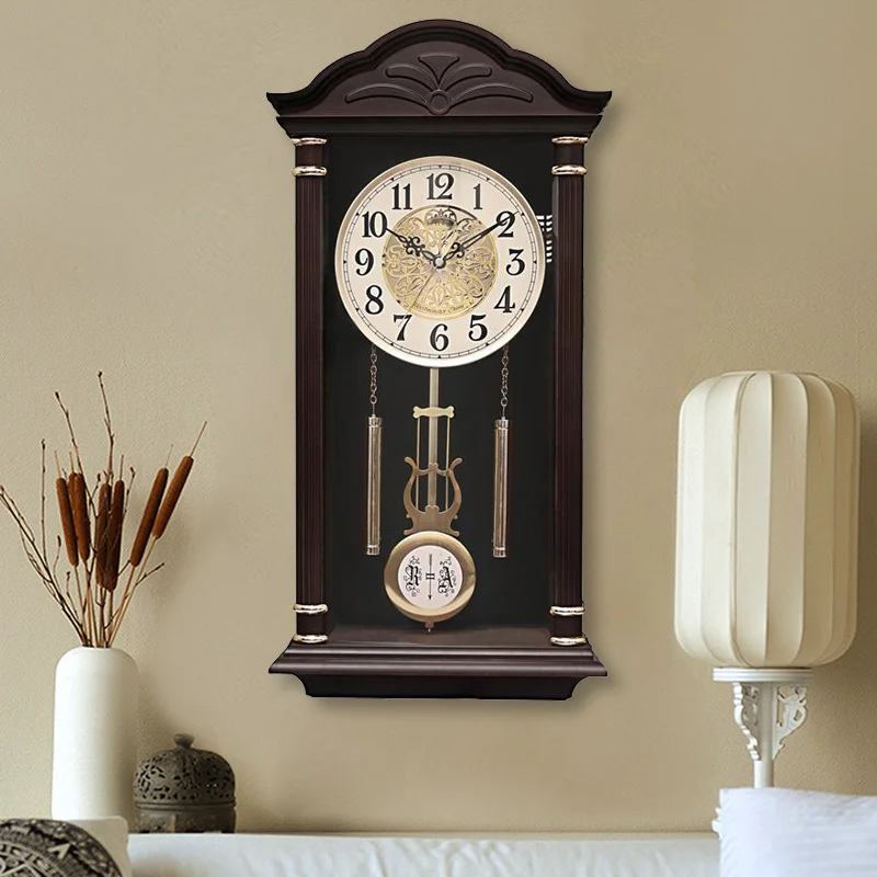 Купить Домашний декор Chinese Large Wall Clock Retro Silent Shabby