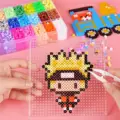 5mm Fuse Beads Pegboards Large Plastic Bead Pegboard Fuse Beads Boards with Beads Square Peg Boards Kit for Kids DIY Craft Beads preview-4