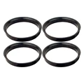 4Pcs Hub Centering Rings 74.1 X 72.6mm Fit For BMW Wheel Bore Center Spacer Black Plastic Car Wheels Tires & Parts Replacement preview-1