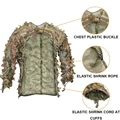 Tactics Leaf Camouflage Cloak Hunting Clothes Mesh Aldult Camuflaje Airsoft CS Shooting Suit Outdoor Hunting Equipment preview-2