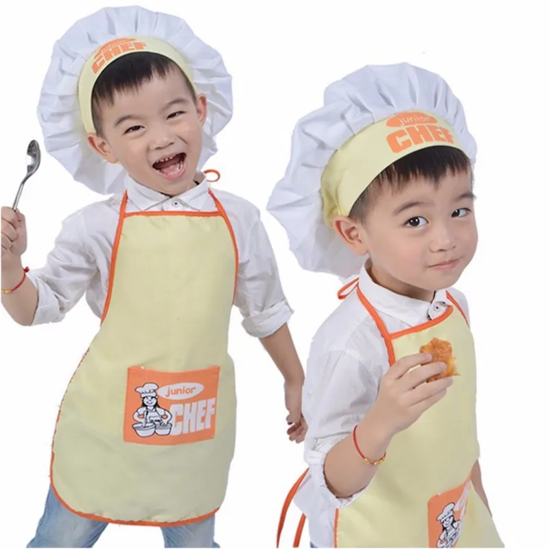 junior chef apron and hat