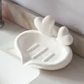 Creative Ceramic Drain Soap Holder Nordic Modern Cartoon Palm Soap Dish  Bathroom Decorative Accessories Home Decor Soap Case preview-3