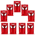 10/20/50pcs Red Spider Birthday Party Gift Bags Spider Theme Plastic Candy Bag Boy Loot Bag for Kids Birthday Party Favors Suppl preview-2