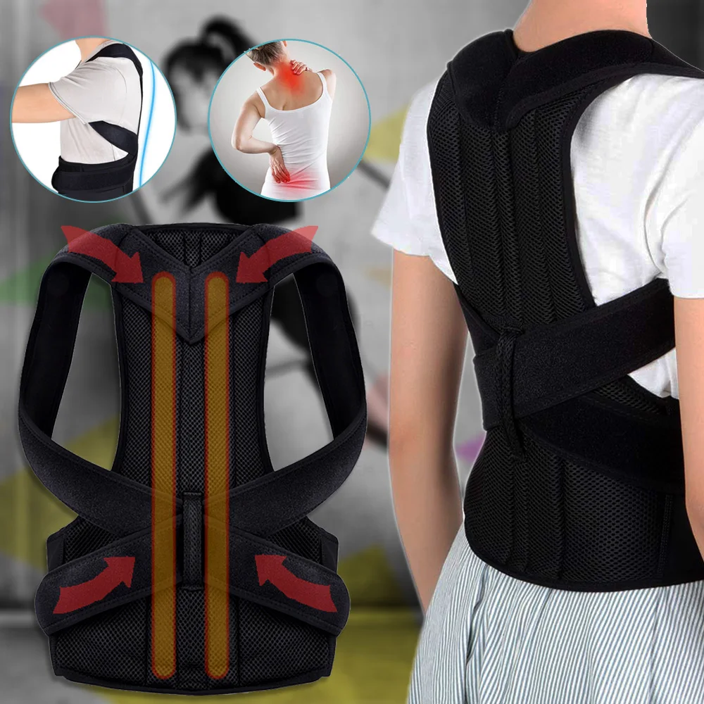 Купить Алиэкспресс Adjustable Posture Corrector Back Support Shoulder