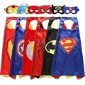 Disney Marvel Masquerade Mask Cape Cloak Anime Spider Man Batman Cloak Action Figure Marvel Toys Cosplay Child Xmas Party Gifts