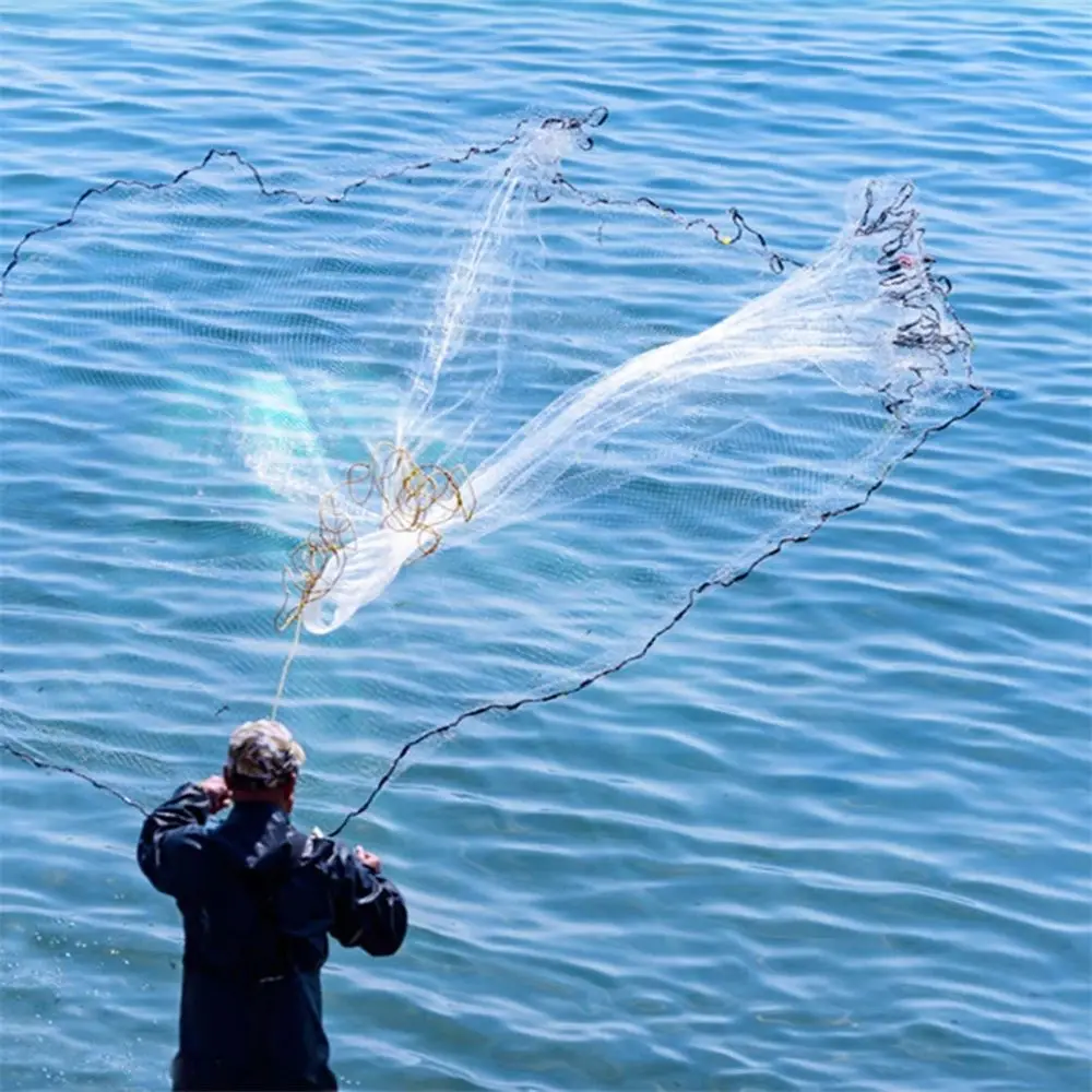 20/8meters Single Layer Monofilament Fishing Net Fish Gillnet with
