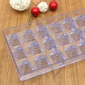 3D Pyramid Shape Polycarbonate Chocolate Moulds,wholesale Pc Plastic Chocolate Square Mold,kitchen Bakeware Pyramid Pan preview-5