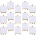 15 Sets Mini Frame Easel Stand for Painting Small Easels Display Canvas Stands Canvases preview-2