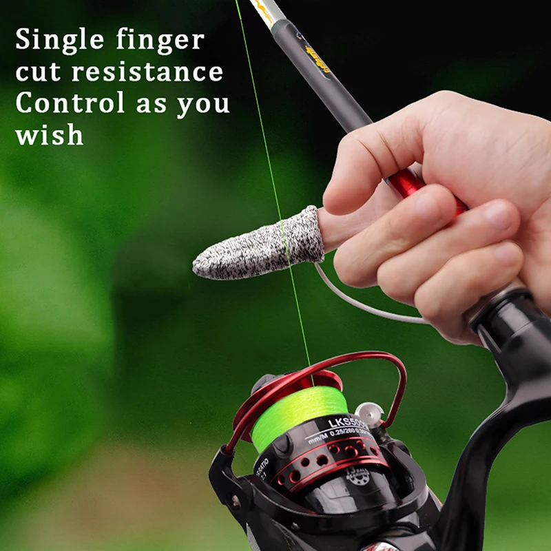 Fishing Single Finger Gloves Protector Breathable Anti-Slip Anti-Cut Fishing Gloves Carp Outdoor Fishing Tackle Accessories-animated-img