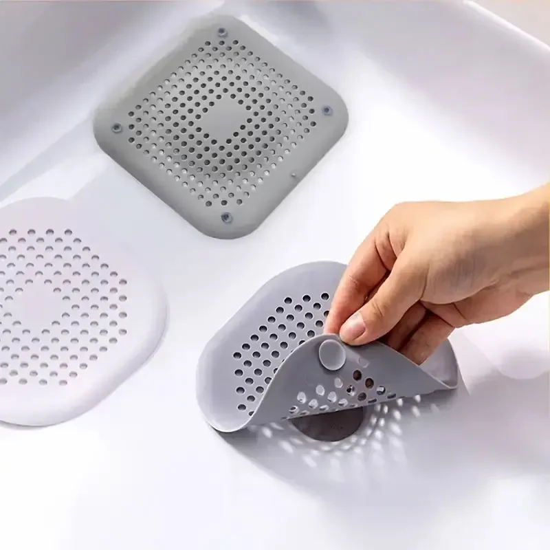 Shower SuppliesBathroom Floor Drain Hair Catcher Stoppers Plug Sink Strainer Anti-blocking Washbasin Drain Cover Filters-animated-img