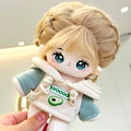 20cm Cute Idol Doll Plush Cotton Star Dolls Kawaii Stuffed Baby Toy Plushie Bell Orchid With Avocado Clothes Kid Collection Gift preview-4