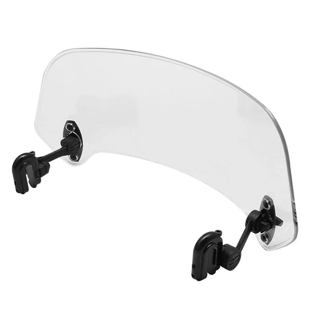 Motorcycle Windshield Extension Wind Deflector Heightened Adjustable Windscreen Extender Moto Modified Parts-animated-img