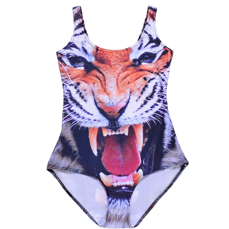 One Piece New Summer Animal Panda 3D Prints Cosplay Elastic Fitness  Suits Bodysuits Beach Swimsuit Women  Swimwear-animated-img