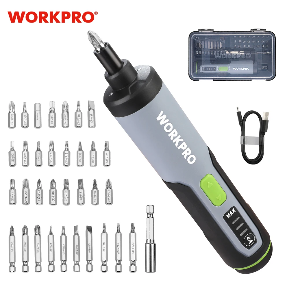 Купить Алиэкспресс | WORKPRO 3.6V Cordless Screwdriver Electric ...