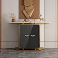 Nordic Modern Living Room Cabinets Luxury Gold Display Storage Entrance Cabinet Organizer Showcase Meuble De Rangement Furniture