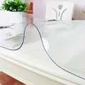 Clear Table ProtectorPlastic Table Cover Protector, Desk Protector Mat, Desk Pad Waterproof PVC Table Protecto preview-4