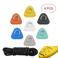 4pcs Stand Up Paddle Board SUP D Ring Pad PVC Patch Boat Deck Rigging with 2.5m Elastic Bungee Rope Surfboard Kayak Accessories preview-4