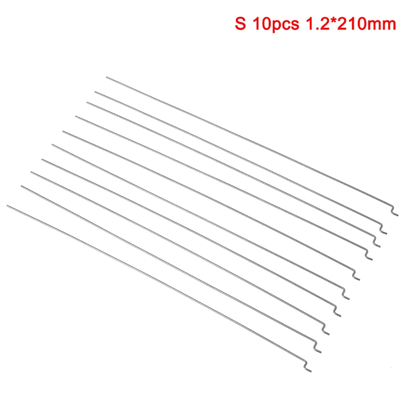 10Pcs 1.2mm Z-type Steel Wire Push Rod push pull rod pushrod For  RC Airplane aircraft-animated-img