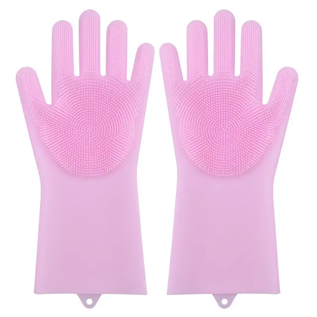 cleaning sponge gloves