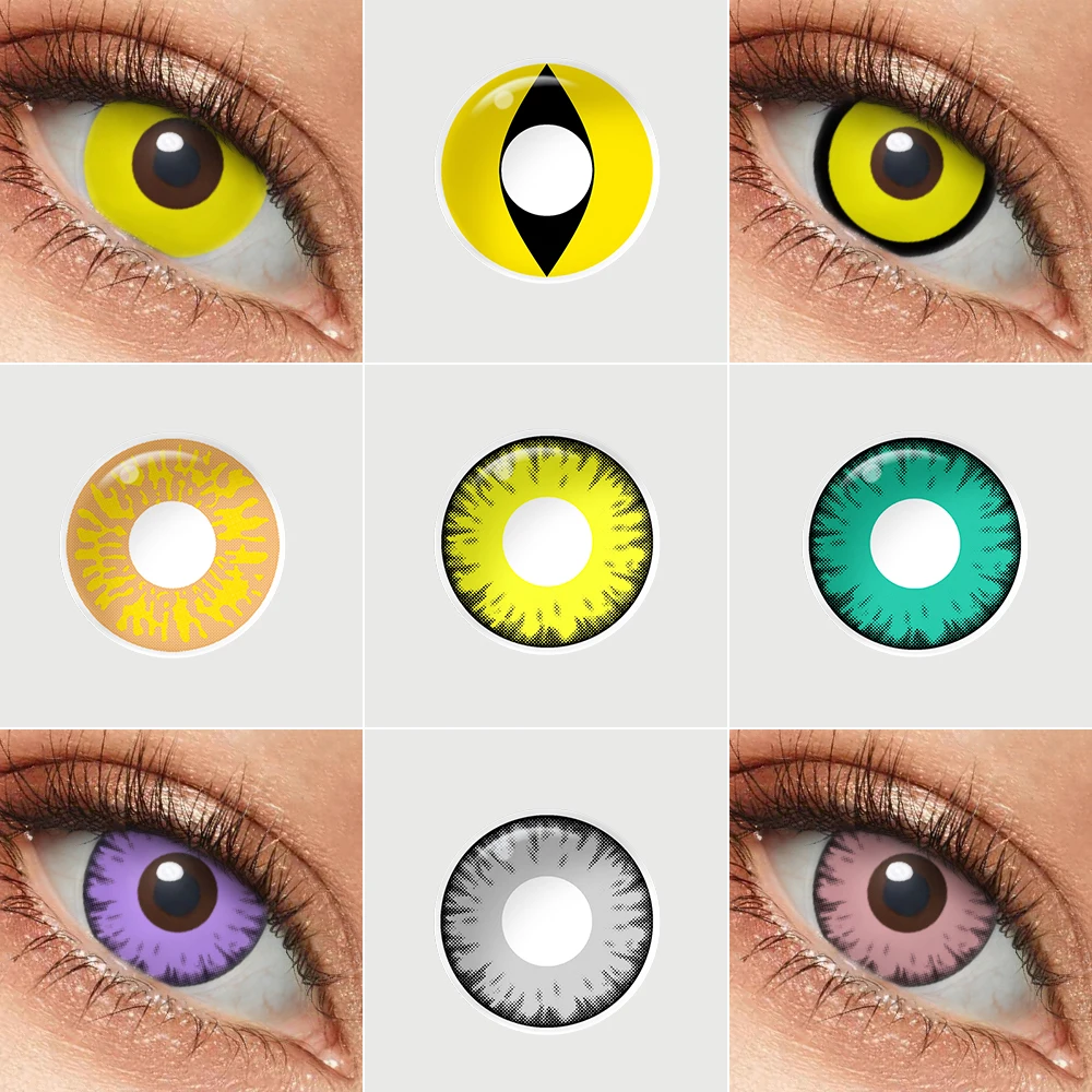 Turquoise Anime Contacts - Elevate Your Cosplay Experience – UNIQSO