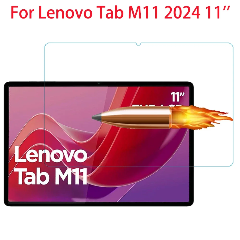 For Lenovo Tab M11 2024 11 Inch 9H Tempered Glass Screen Protector TB-330FU TB-331FC Tablet Anti Scratch Clear Protective Film-animated-img