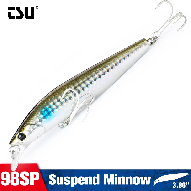 Αγορά Ψάρεμα  TSURINOYA 98SP 98mm 14.5g Suspend Minnow Fishing