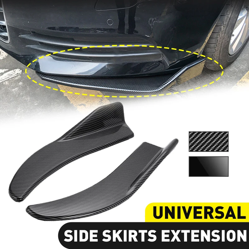 1 Pair Car Bumper Spoiler Front Rear Lip Anti-collision Universal Car Side Skirt For BMW Mercedes-Benz Toyota Audi Volkswagen-animated-img