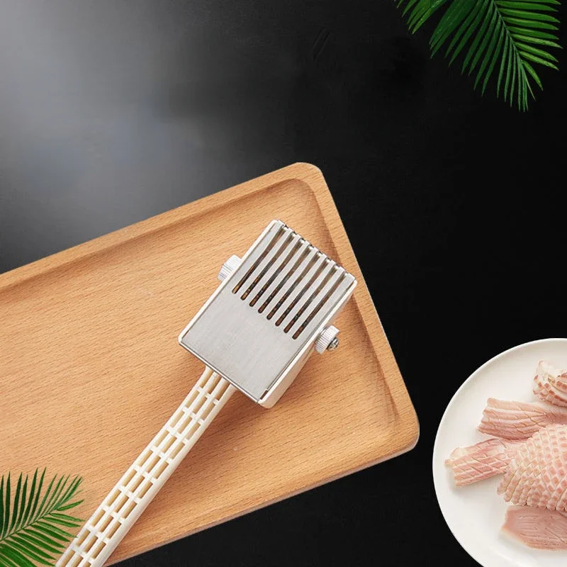 Squid cutting knife adjustable depth flower knife changing knife multi-function vegetable cutter kitchen gadget seafood tool-animated-img