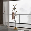 Home Living Room Coat Rack Floor Standing Gold Coat Rack Metal Coat Rack With Hooks Entryway Furniture preview-4