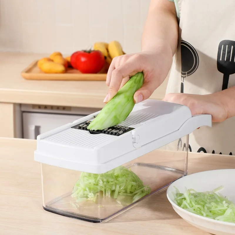 Vegetable Cutter Multifunctional Slicer Fruit Potato Peeler Carrot Grater  Kitchen accessories basket vegetable slicer