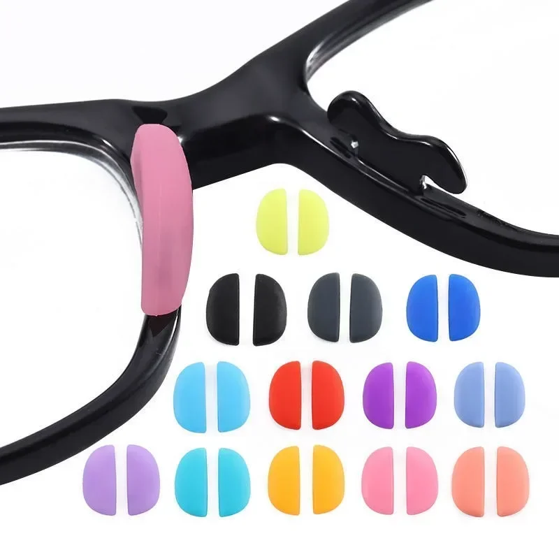 Silicone Anti-slip Nose Pads for Glasses Push on Nose Pads Repair Tool Eyeglass Sunglasses Eyewear Accessories 안경 코패드 Nose Pads-animated-img