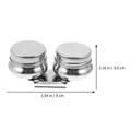 2 Pcs Stainless Steel Color Mixing Pot Outdoor Painting Palettes Watercolor Cup Linseed Oil Dippers Pots Turpentine Container preview-3