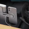 Invisible Foldaway Car Phone Mount Holder 15W Magnetic Magsafe Macsafe Wireless Charger for Tesla Model 3 Y X S BYD Atto 3