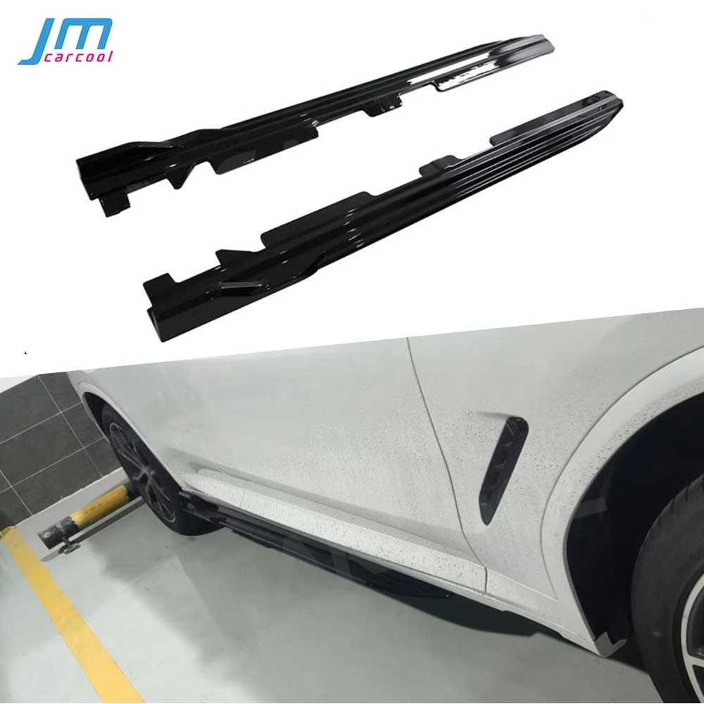 Carbon Fiber Side Skirts Aprons Rocker Panel Lip Splitter Spoiler for BMW X3 X4 G01 G02 2018-2023 ABS Car Body Kits Accessories-animated-img