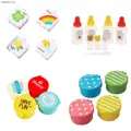 4/8pcs Mini Condiment Squeeze Bottles 25ml Honey/Ketchup/Soy Sauce/Salad  Dressing Dispensers Lunchbox Squeezable Containers Jars