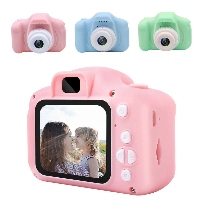 Portable Kids Digital Camera 8MP Front Camera 1080P HD Video  Photography Projection 2.0 Inch IPS screen chid Fun Mini Camera-animated-img