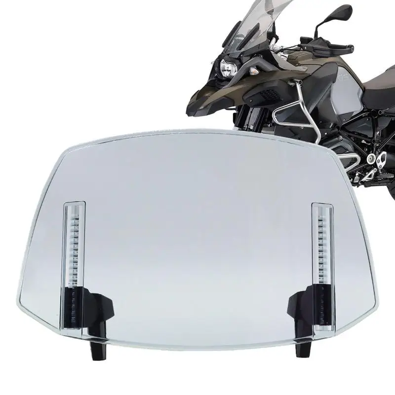 for Kawasaki Motorcycle Adjustable Windscreen Wind Deflector Spoiler Extension Windshield Multifunctional Wind Screen Extender-animated-img