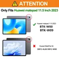 3 Pieces Scratch Proof Tempered Glass Screen Protector For Huawei MatePad 11.5 inch 2023 Tablet Protective Film BTK-W00 BTK-W09