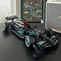 Technical F1 42171 1:8 1642PCS W14 E Merchandise Building Blocks Super Race Car Assembly Model Vehicle Toys Bricks for Boy Gifts