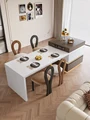 Island table integrated home rock board guide cabinet finished custom small apartment open kitchen bar fall preview-3