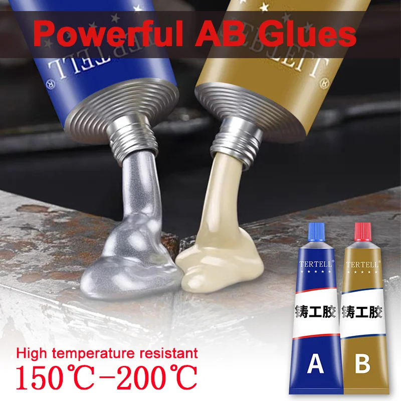 Cold Welding Glue High Strength Metal Repair Glue Magic Plastic Repair Casting Adhesive Agent Weld Industrial AB Glue Sealant-animated-img