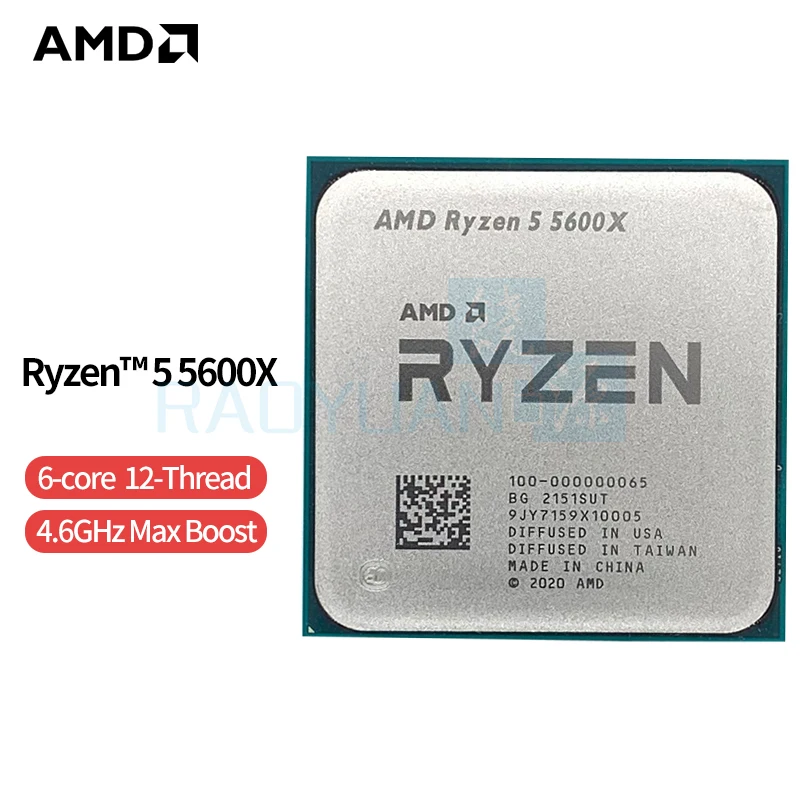 Купить Компьютерные компоненты | AMD Ryzen 5 5600X R5 5600X 3.7 GHz Six ...