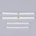 10PCS High Quality Diameter 2.5mm 4.5mm Plastic Pin Hinge For RC Airplane Model Wing Airplane Model Accessories