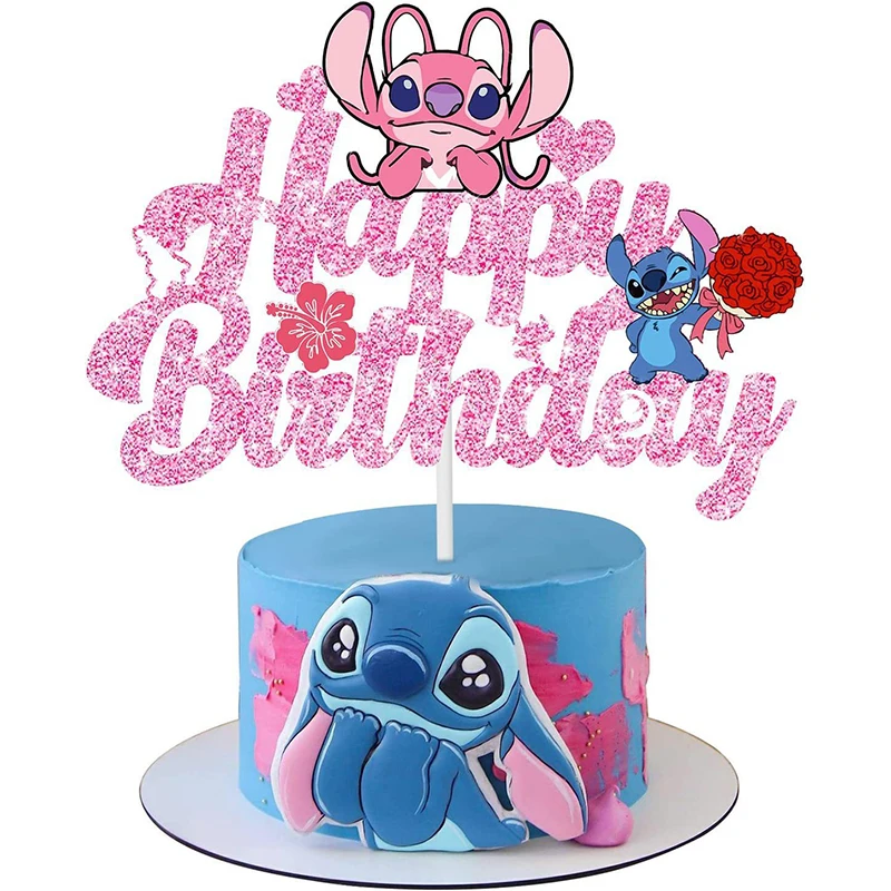 Lilo Stitch Birthday Party Cake Decorations Supplies Baby Shower