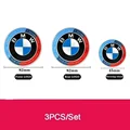 3PCS 45/74/82mm Hood Front Rear Trunk Steering Wheel Car Badge Emblem For BMW E39 E46 E90 E91 E60/61 F10 F30 F20 G01 G30 preview-3