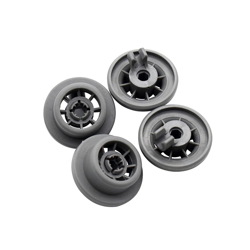 1/4PCS DIY Accessories Dishwasher Lower Bottom Basket Wheels Compatible For 165314 Dishwasher Spare Parts Lower Rollers-animated-img