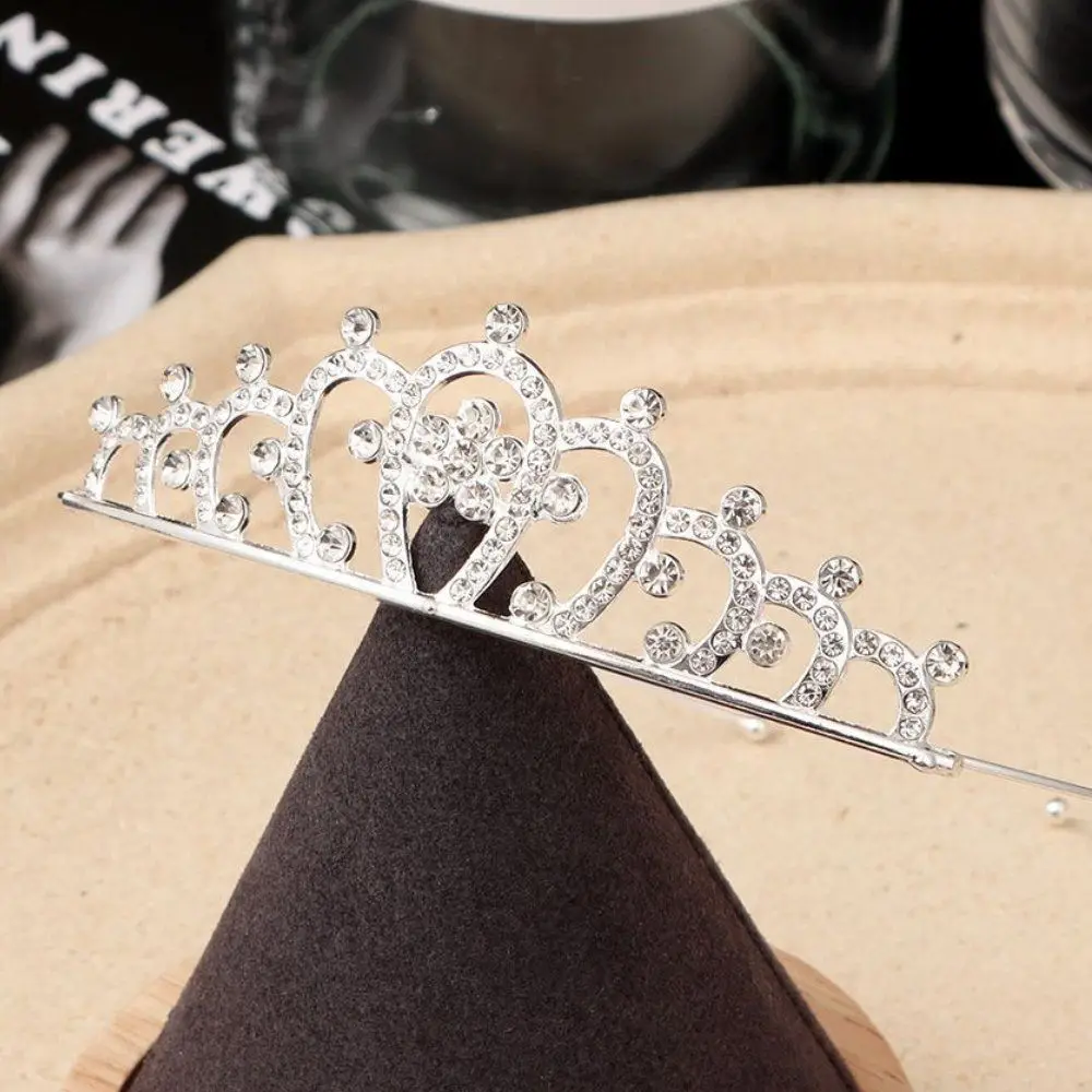 Wedding Bridal Rhinestone Crown Children Crystal Crowns Tiaras Girls Party Crown Hair Accessiories Fashion Jewelry Ornaments-animated-img