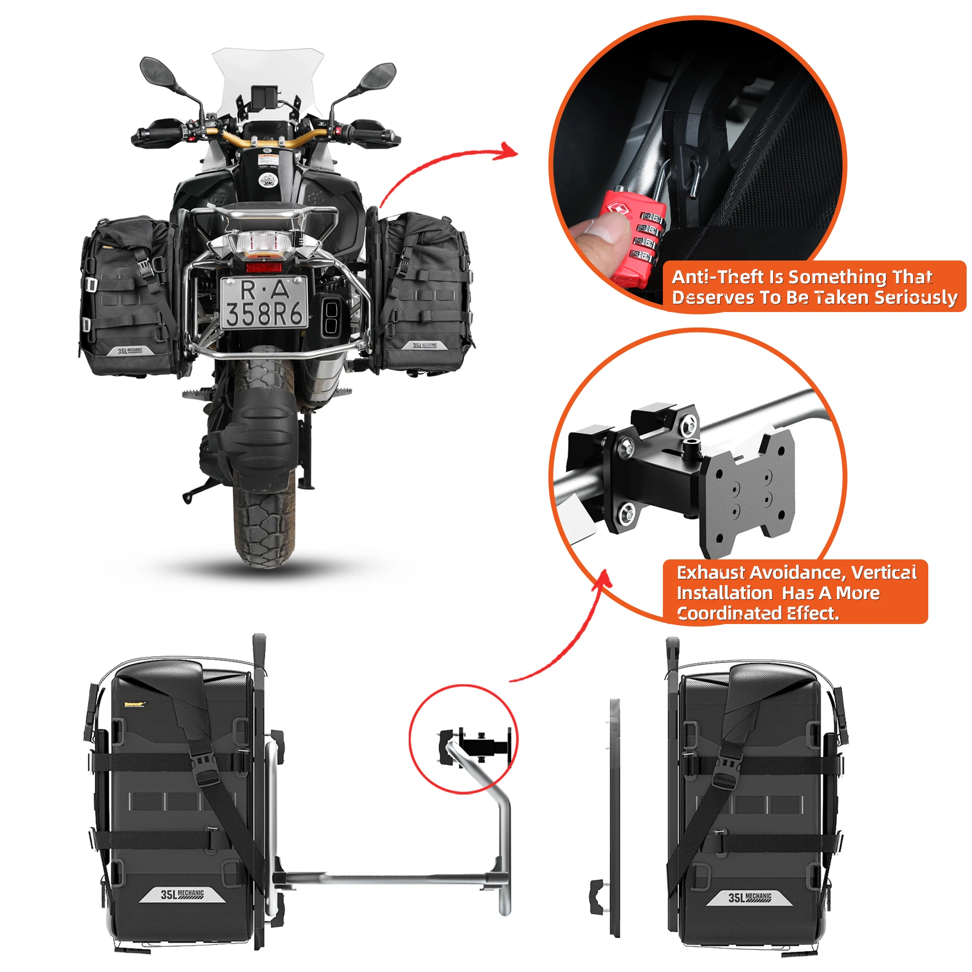 Rhinowalk Side Rack Extender preview-2