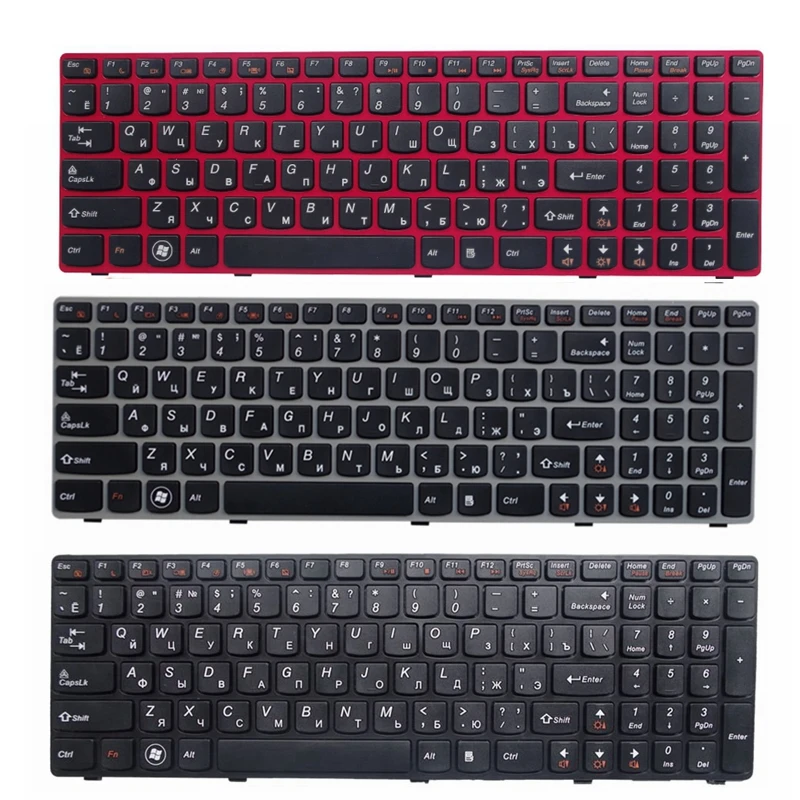 Russia NEW Keyboard FOR LENOVO G580 Z580A G585 Z585 G590 Z580 RU laptop keyboard-animated-img