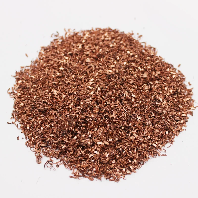 99.9% Pure Copper Shavings Grains Chop Grain Casting Smelting Granulate-animated-img